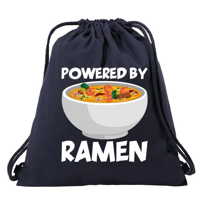 Powered By Ramen Gift Drawstring Bag