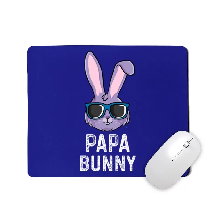 Papa Bunny Rabbit Dad Poppa Matching Family Easter Great Gift Mousepad