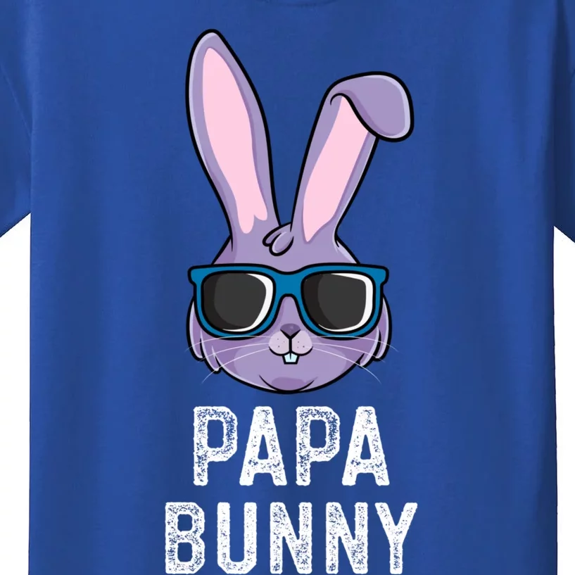 Papa Bunny Rabbit Dad Poppa Matching Family Easter Great Gift Kids T-Shirt