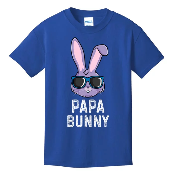 Papa Bunny Rabbit Dad Poppa Matching Family Easter Great Gift Kids T-Shirt