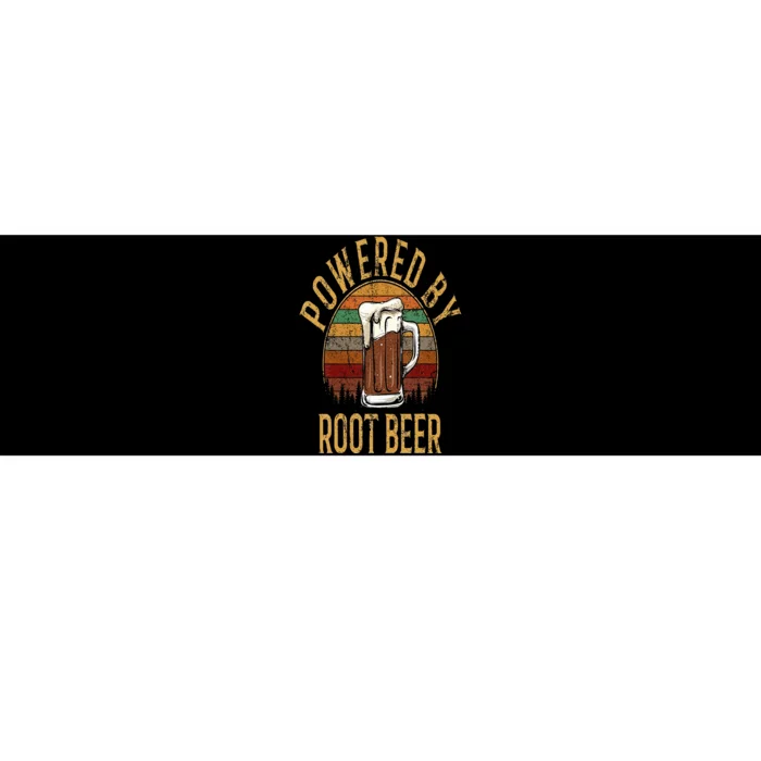 Powered by root beer root beer Bumper Sticker