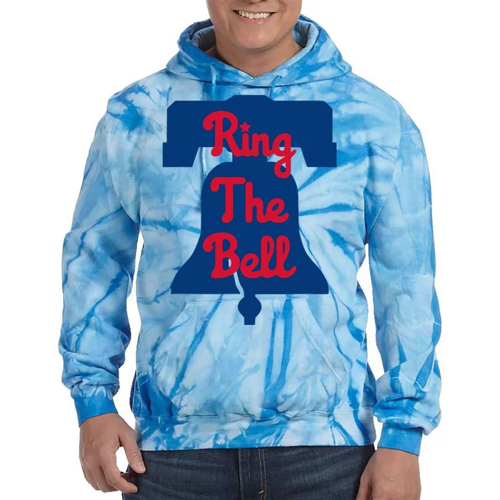 Philadelphia Baseball Ring The Bell Vintage Baseball Tie Dye Hoodie