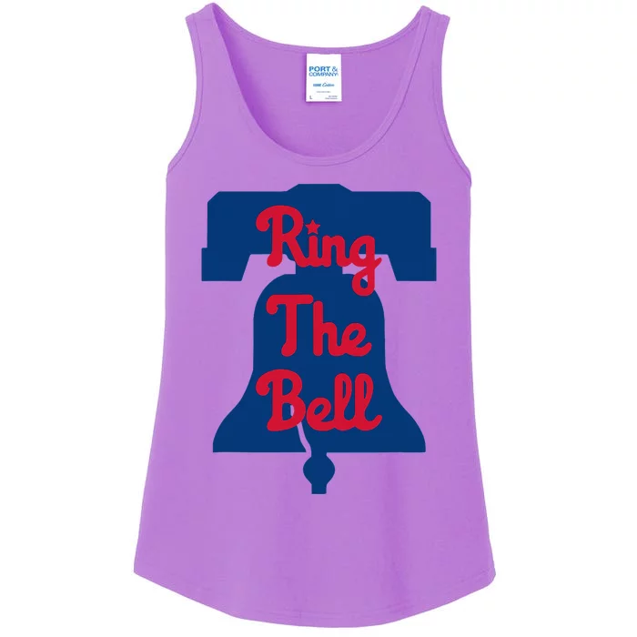 Philadelphia Baseball Ring The Bell Vintage Baseball Ladies Essential Tank