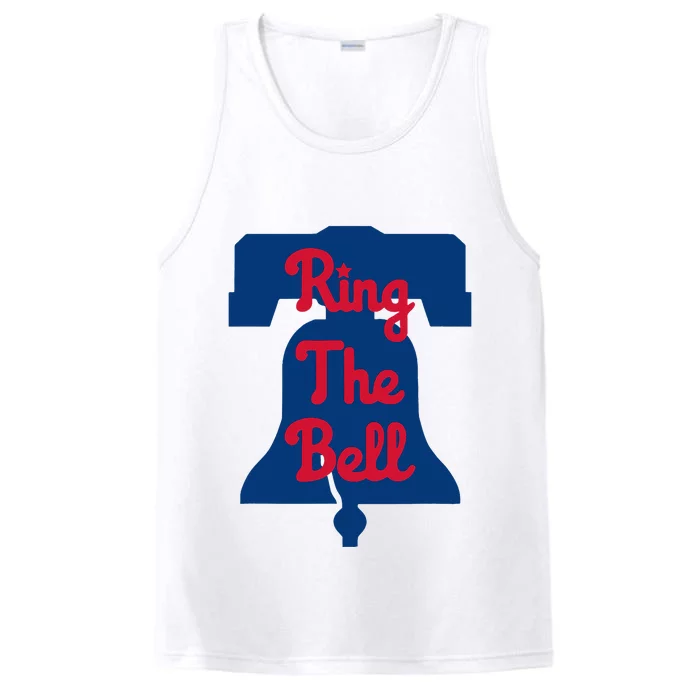 Philadelphia Baseball Ring The Bell Vintage Baseball Performance Tank