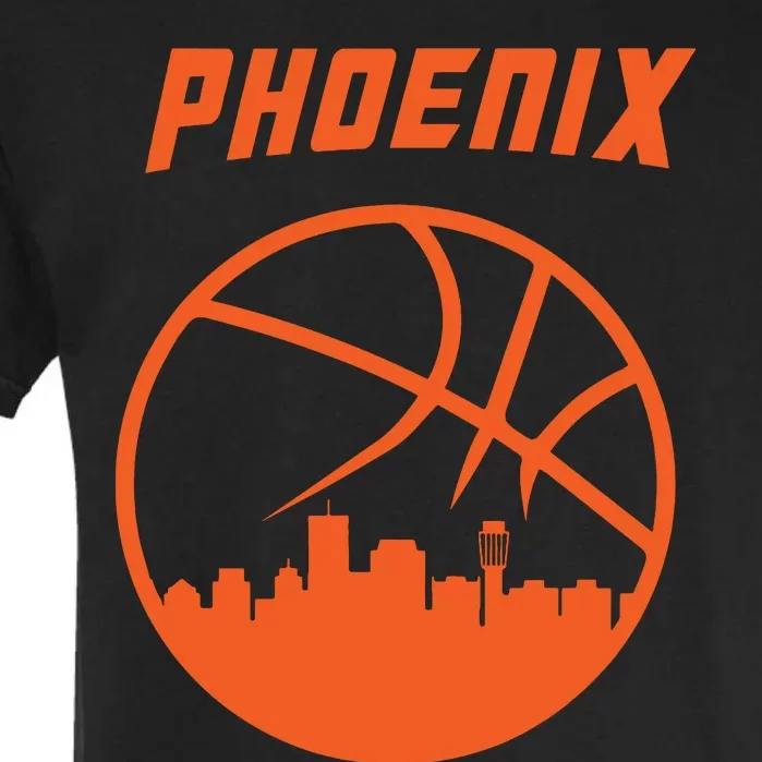 Phoenix Basketball Retro City Arizona State Bball Garment-Dyed Heavyweight T-Shirt