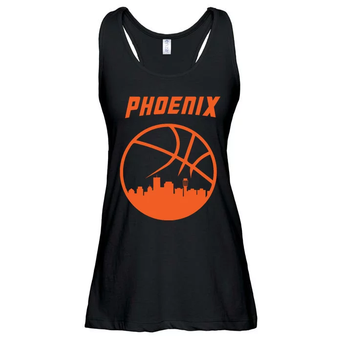 Phoenix Basketball Retro City Arizona State Bball Ladies Essential Flowy Tank