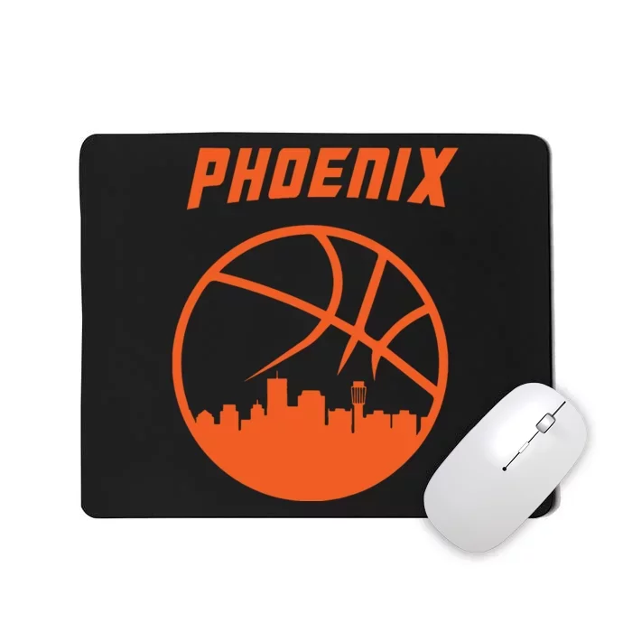 Phoenix Basketball Retro City Arizona State Bball Mousepad