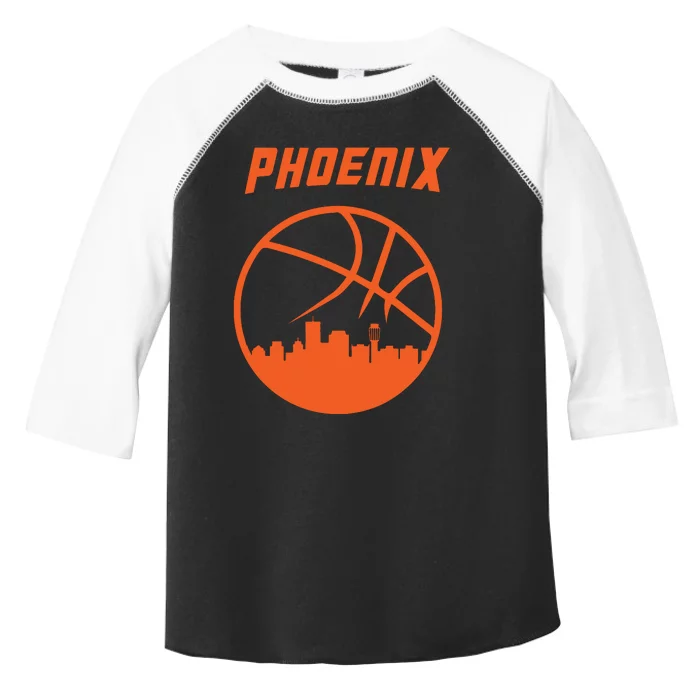 Phoenix Basketball Retro City Arizona State Bball Toddler Fine Jersey T-Shirt