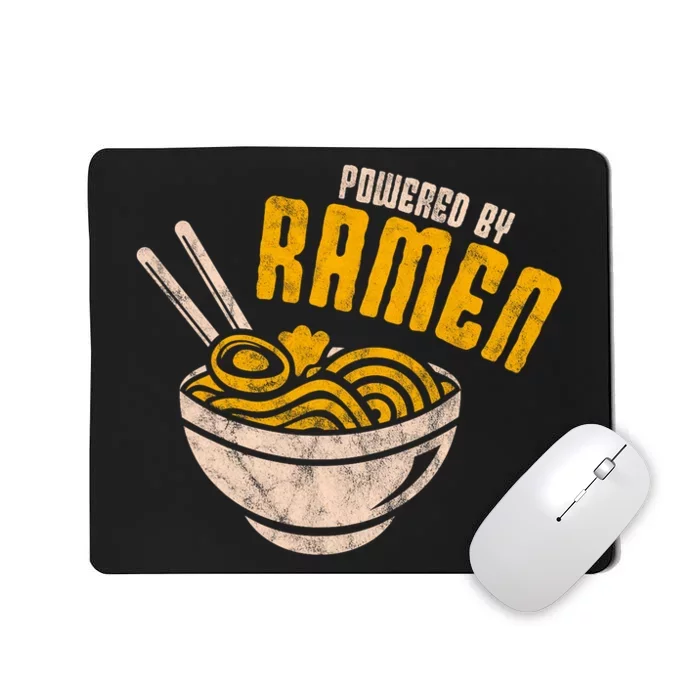 Powered By Ra Japanese Love Anime Noodles Mousepad