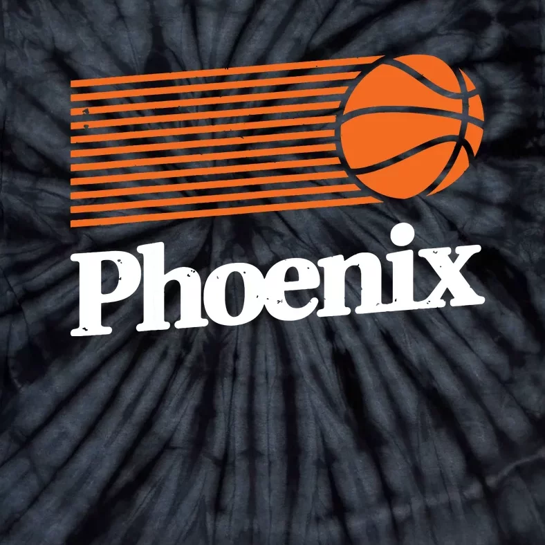 Phoenix Basketball Retro City Arizona State Bball Tie-Dye T-Shirt