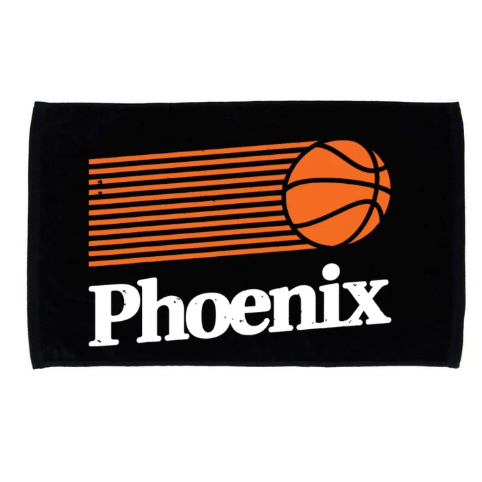 Phoenix Basketball Retro City Arizona State Bball Microfiber Hand Towel