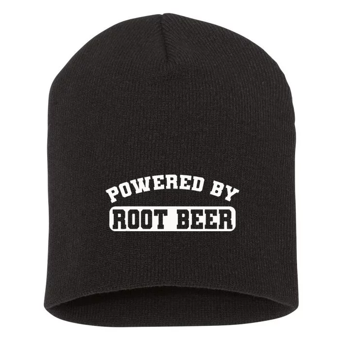 Powered By Root Beer Short Acrylic Beanie