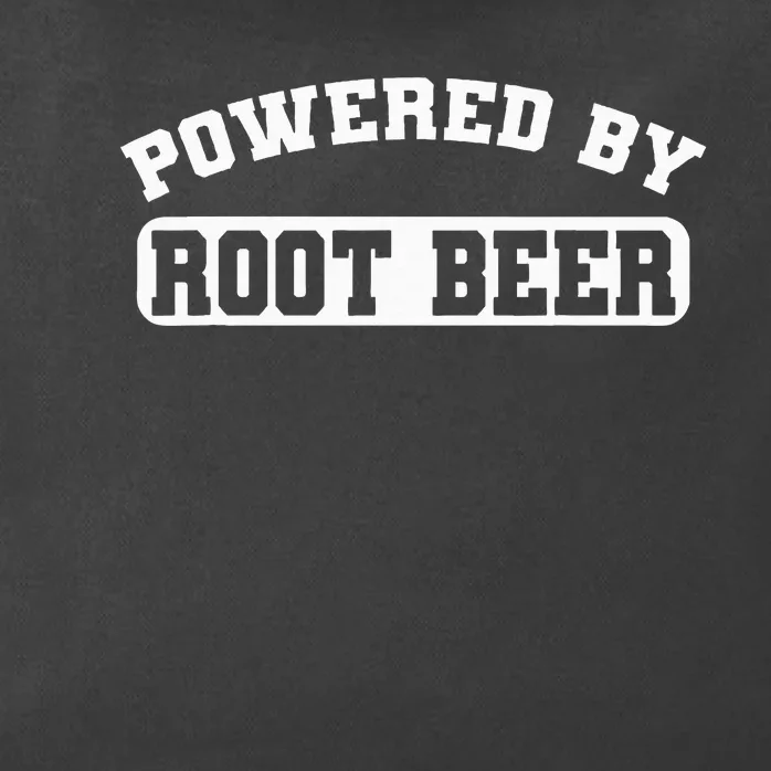 Powered By Root Beer Zip Tote Bag