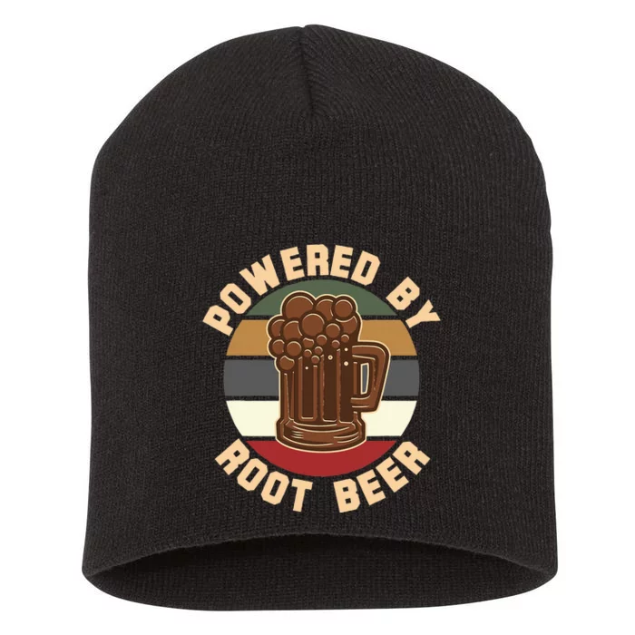 Powered By Root Beer Short Acrylic Beanie