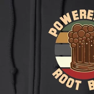 Powered By Root Beer Full Zip Hoodie