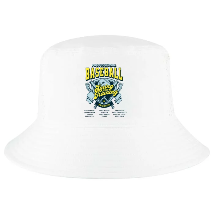 Professional Baseball Spring Training 2024 Florida Cities Cool Comfort Performance Bucket Hat