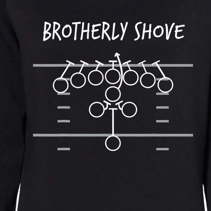 Philadelphia Brotherly Shove Womens California Wash Sweatshirt