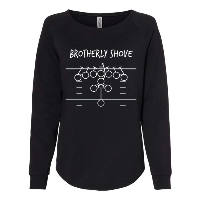 Philadelphia Brotherly Shove Womens California Wash Sweatshirt