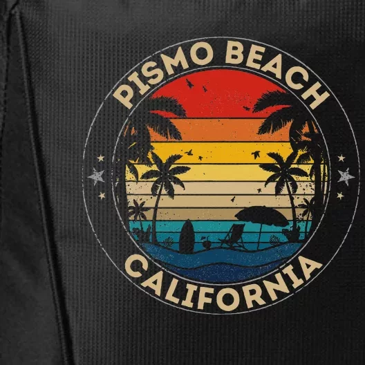 Pismo Beach Souvenir California Reminder City Backpack