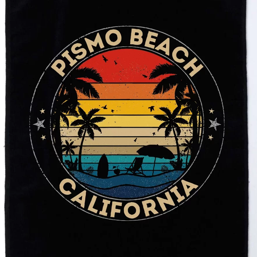 Pismo Beach Souvenir California Reminder Platinum Collection Golf Towel