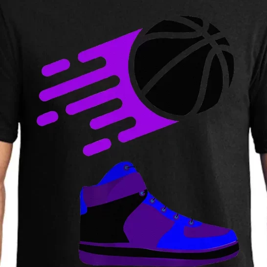 purple basketball sneaker Pajama Set