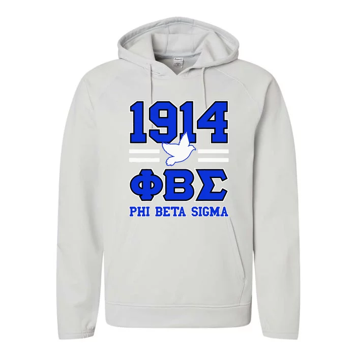 Phi Beta Sigma Paraphernalia Phi Beta Sigma Fraternity Performance Fleece Hoodie