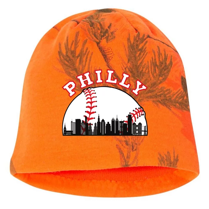 Philly Baseball Shirt Philadelphia Baseball PA Cityscape Skyline Kati - Camo Knit Beanie