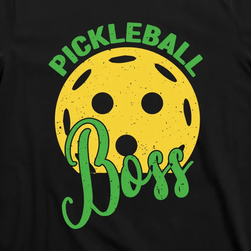 Pickleball Boss Sport Gift T-Shirt