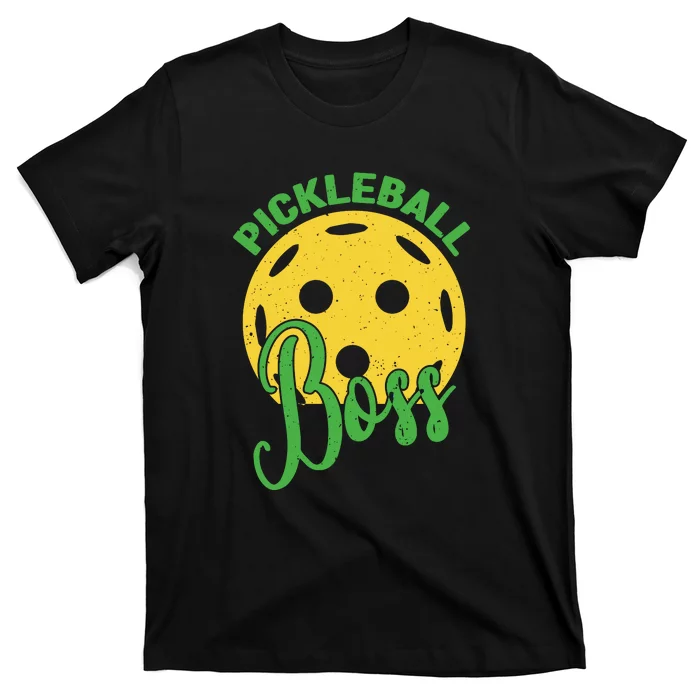 Pickleball Boss Sport Gift T-Shirt