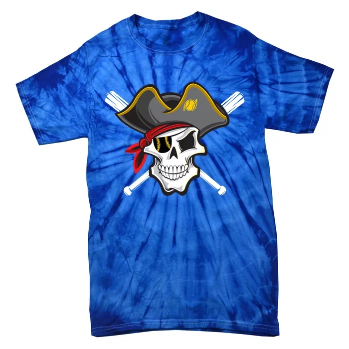 Pirate Baseball Skull Fans Of Pittsburgh Gift Tie-Dye T-Shirt