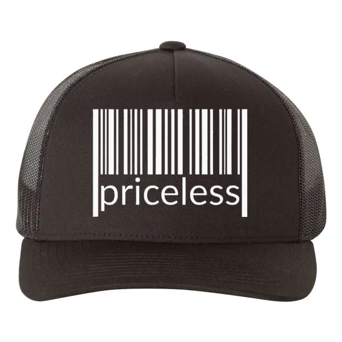 Priceless Barcode Style Yupoong Adult 5-Panel Trucker Hat