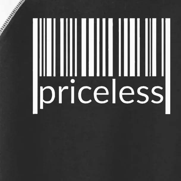 Priceless Barcode Style Toddler Fine Jersey T-Shirt