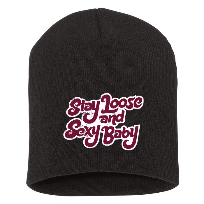 Philadelphia Baseball Stay Loose And Sexy Short Acrylic Beanie