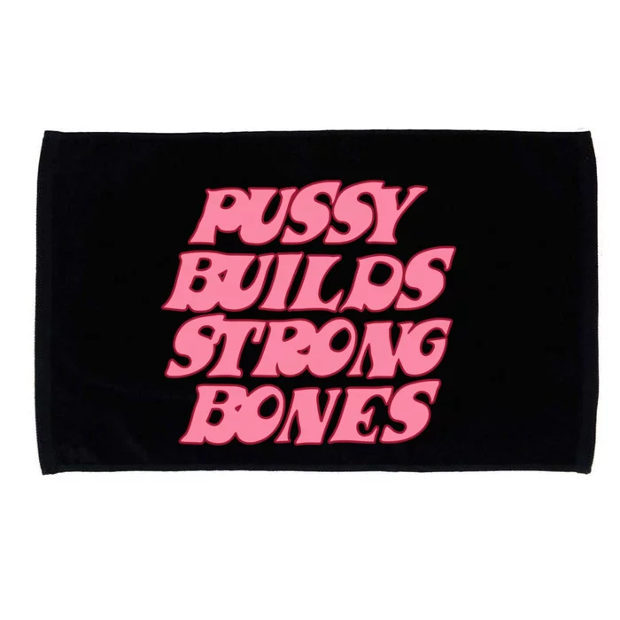 Pussy Builds Strong Bones Pbsb Colored Microfiber Hand Towel