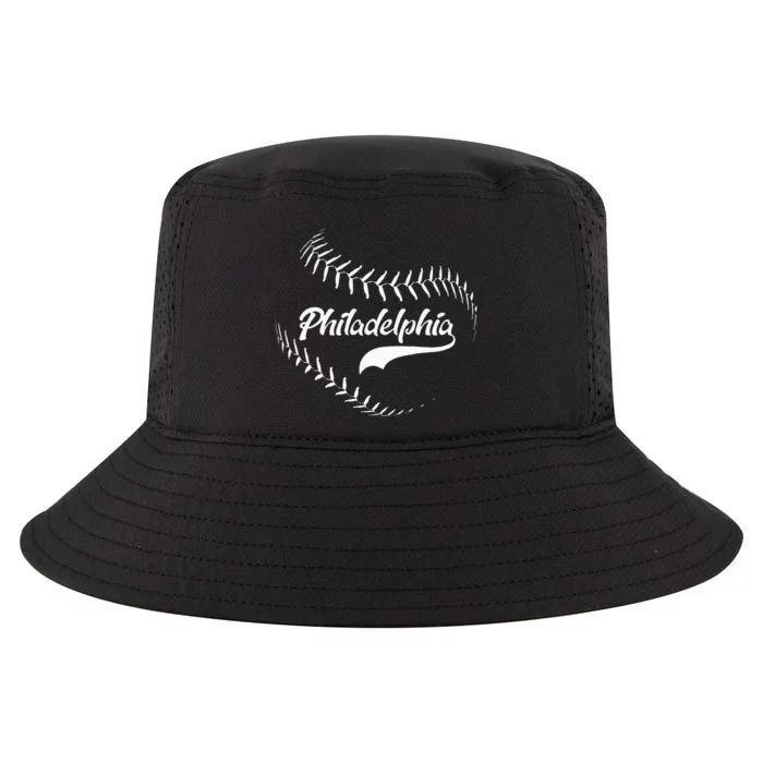 Philadelphia Baseball Swoosh Cool Comfort Performance Bucket Hat