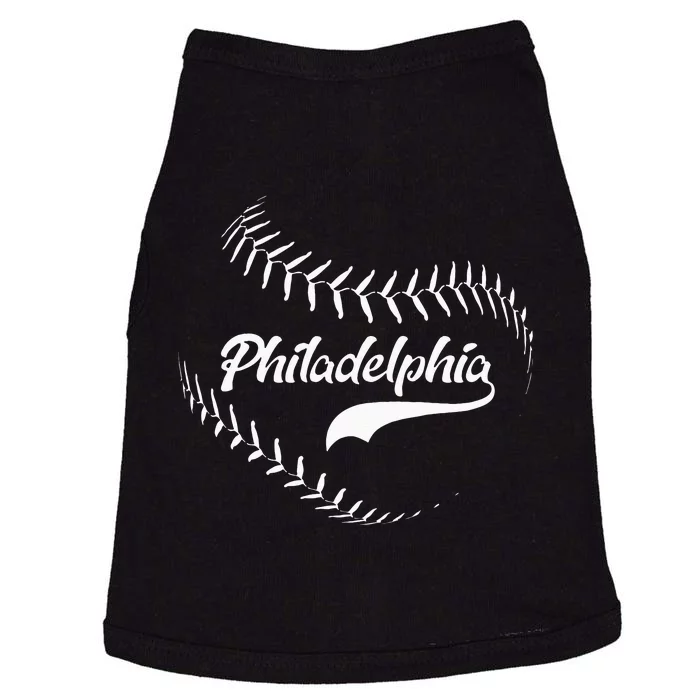 Philadelphia Baseball Swoosh Doggie Tank