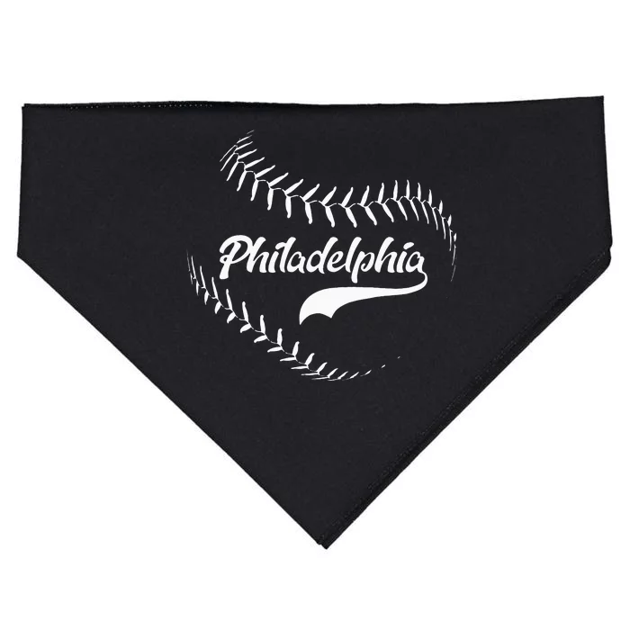 Philadelphia Baseball Swoosh USA-Made Doggie Bandana