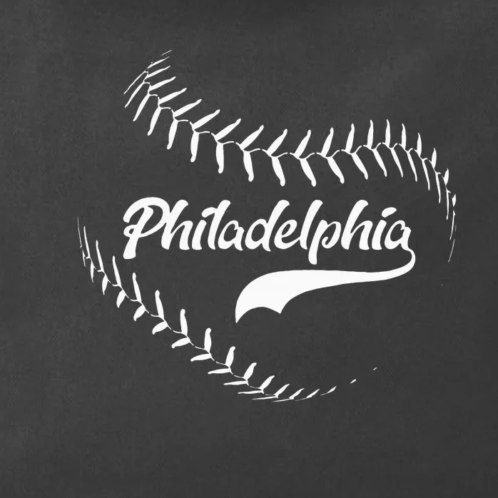 Philadelphia Baseball Swoosh Zip Tote Bag