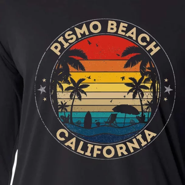 Pismo Beach Souvenir California Reminder Cooling Performance Long Sleeve Crew