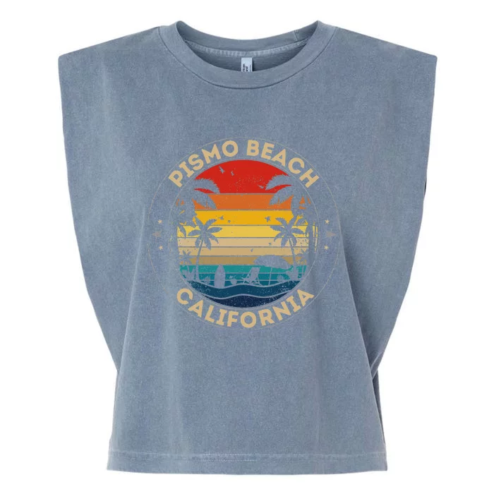 Pismo Beach Souvenir California Reminder Garment-Dyed Women's Muscle Tee