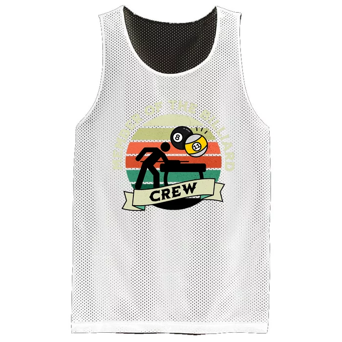 Pool Billiard Squad Team 8 Ball Pool Player Billiard Mesh Reversible Basketball Jersey Tank