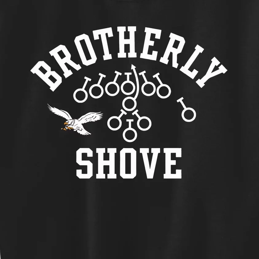 Philadelphia Brotherly Shove Kids Sweatshirt