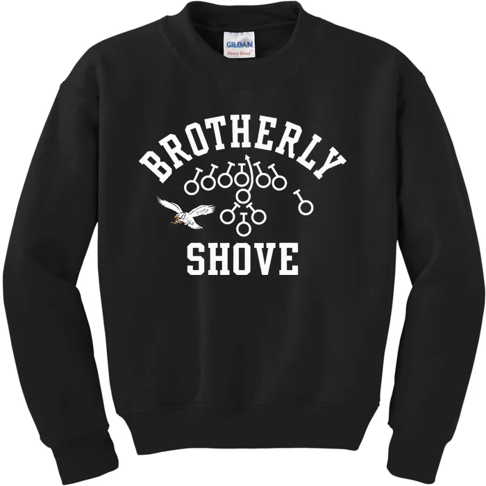 Philadelphia Brotherly Shove Kids Sweatshirt