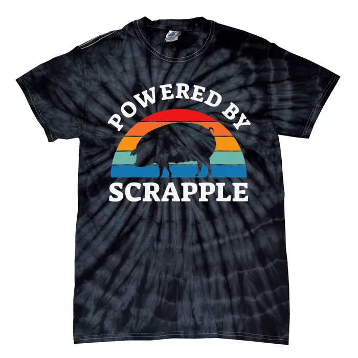 Powered By Scrapple Tie-Dye T-Shirt