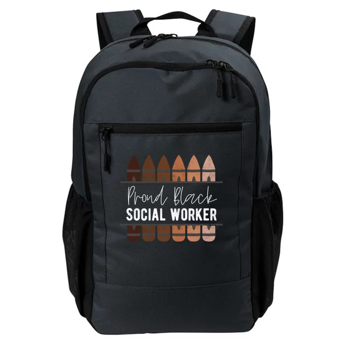 Proud Black Social Worker Black History Month Social Worker Cool Gift Daily Commute Backpack