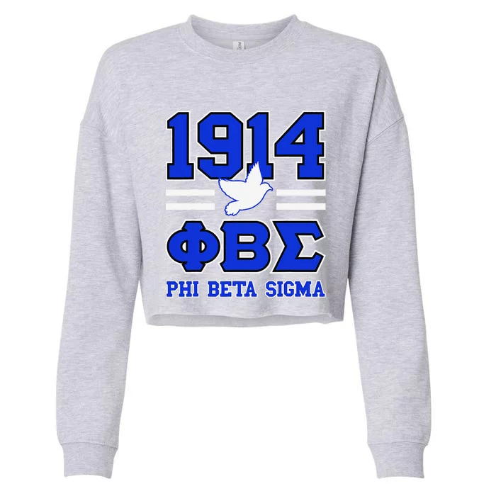 Phi Beta Sigma Paraphernalia Phi Beta Sigma Fraternity Cropped Pullover Crew