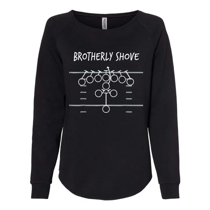 Philadelphia Brotherly Shove Womens California Wash Sweatshirt