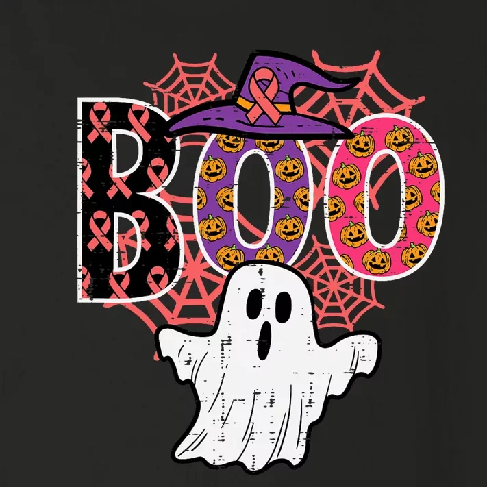 Pink Boo Spider Web Ghost Halloween Costume Toddler Long Sleeve Shirt