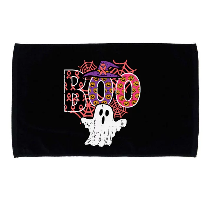 Pink Boo Spider Web Ghost Halloween Costume Microfiber Hand Towel