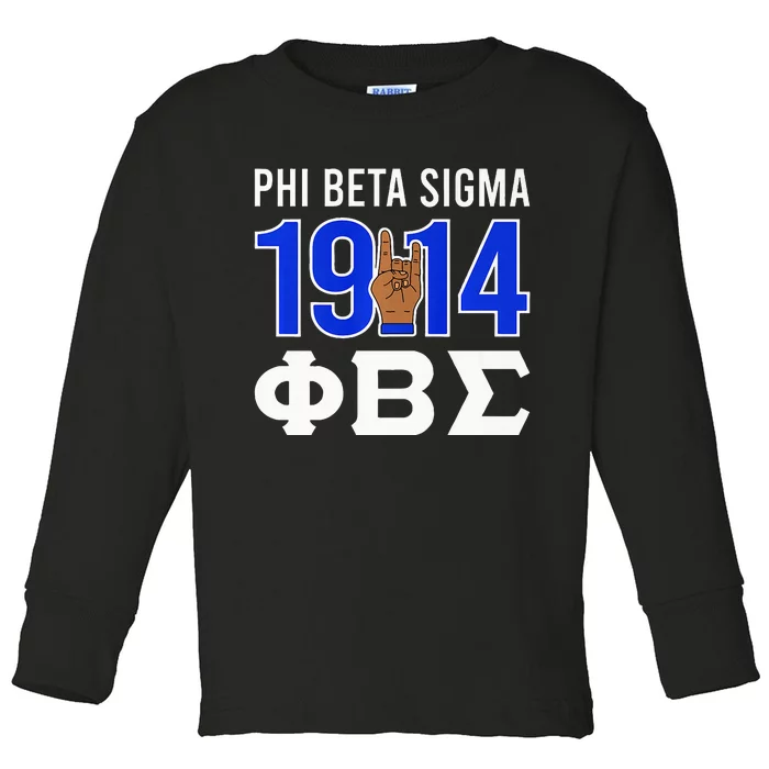 Phi Beta Sigma Paraphernalia Phi Beta Sigma Fraternity Toddler Long Sleeve Shirt